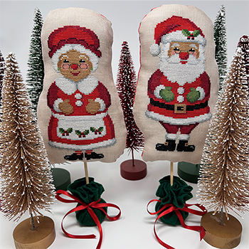 Santa and Mrs. Claus by Tiny Modernist