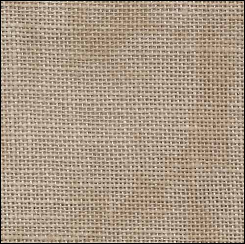 28 Count Linen - Stitcher's Quarter - "Vintage Country Mocha" by Zweigart