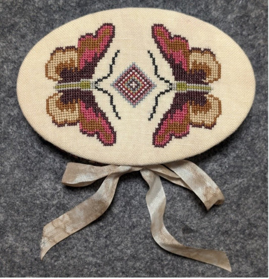 Butterfly and Blooms Needlebook by Fox and Rabbit