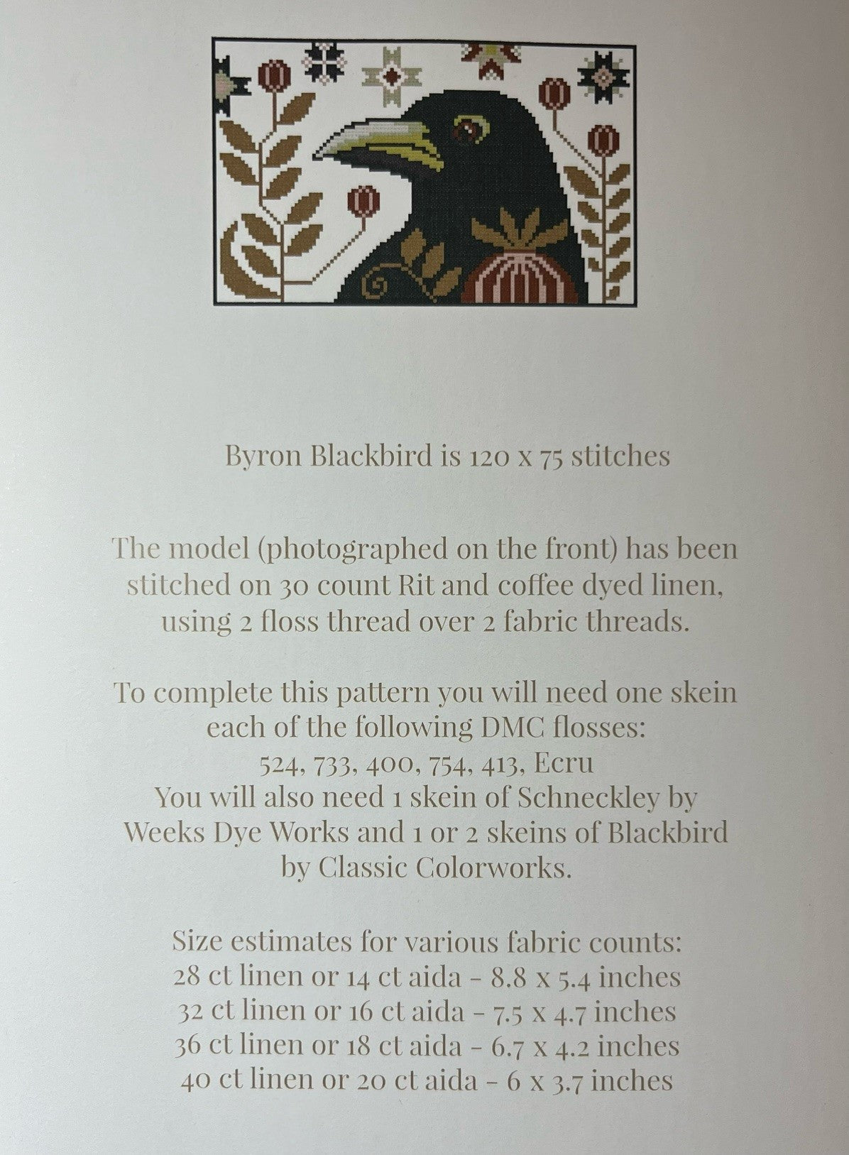 Byron Blackbird - The Artsy Housewife