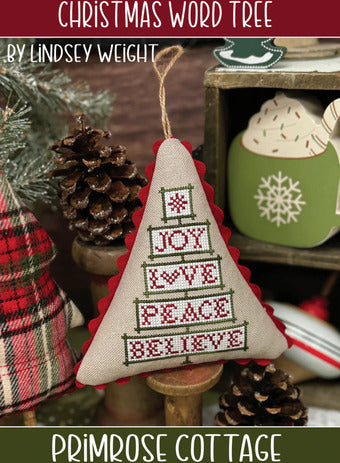 Christmas Word Tree by Primrose Cottage