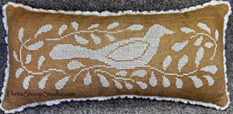 Fraktur Dove by Three Sheep Studio
