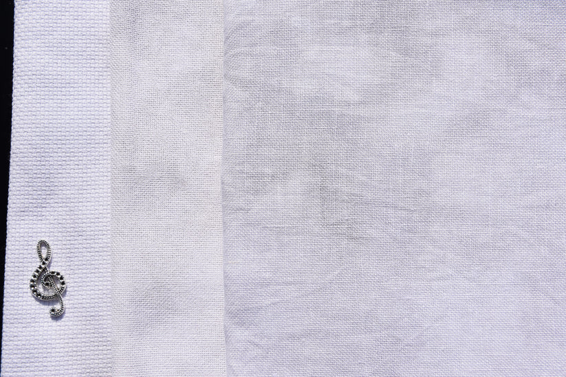 14 Count Aida - Stitcher's Half - "Greystone" by Grace Notes Fabrics