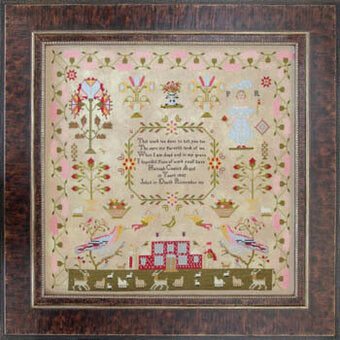 Hannah Coates 1848 by Hands Across the Seas Samplers