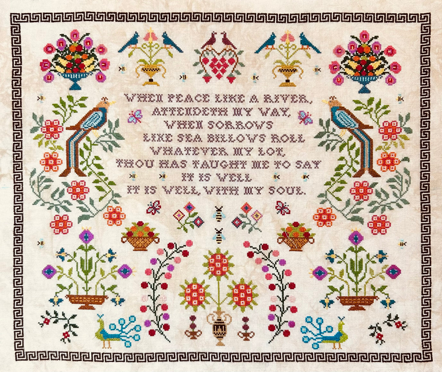 It is Well by Monticello Stitches