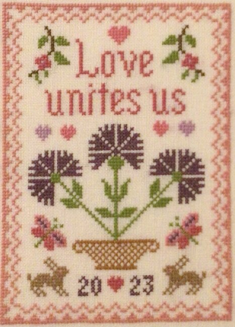 Love Unites Us by Monticello Stitches