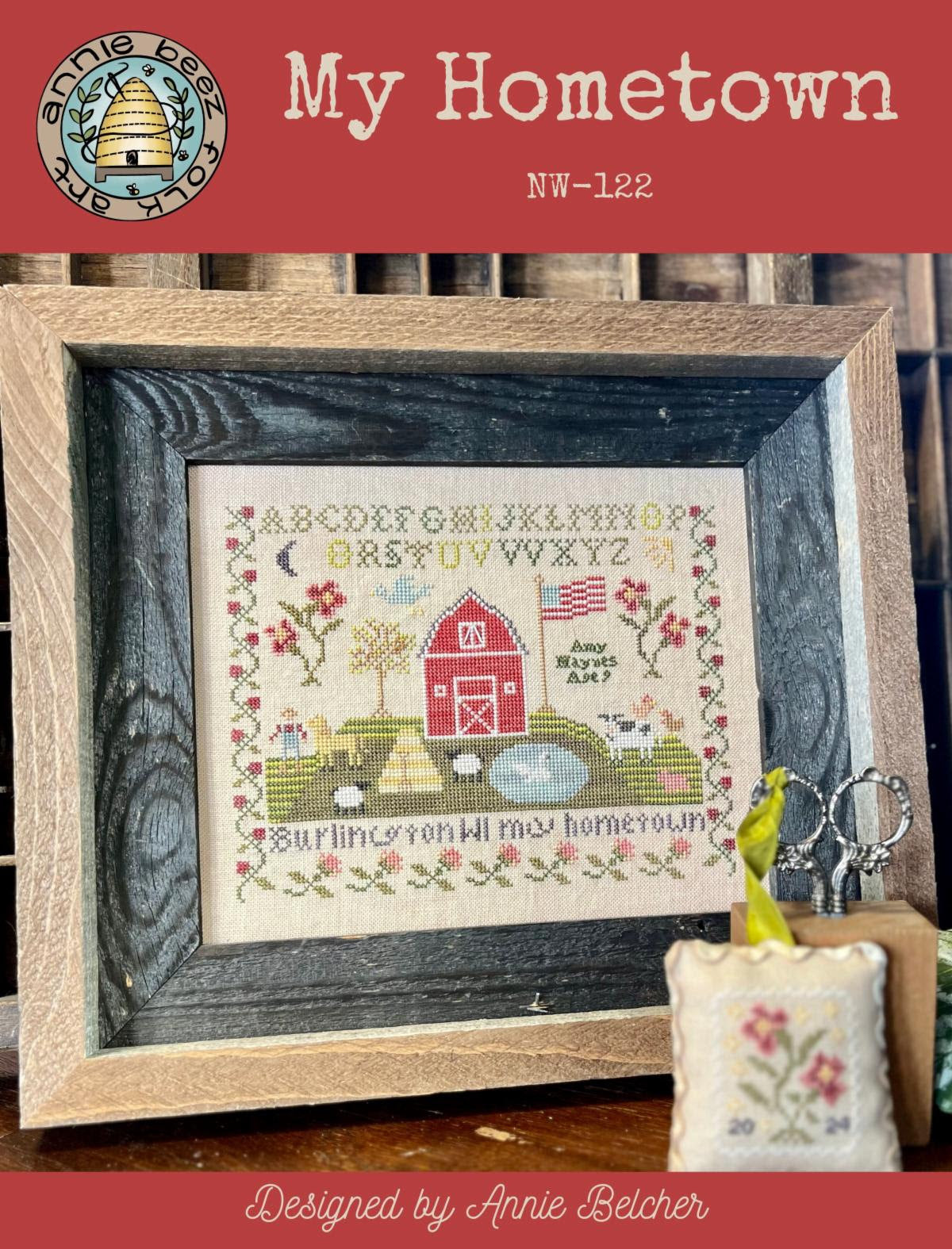 My Hometown by Annie Beez Folk Art
