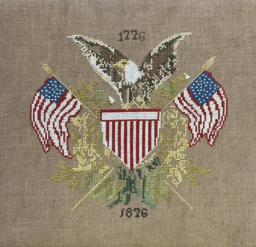 Centennial Eagle by NeedleWorkPress