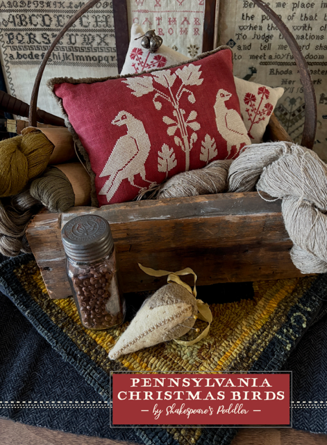 Pennsylvania Christmas Birds by Shakespeare's Peddler
