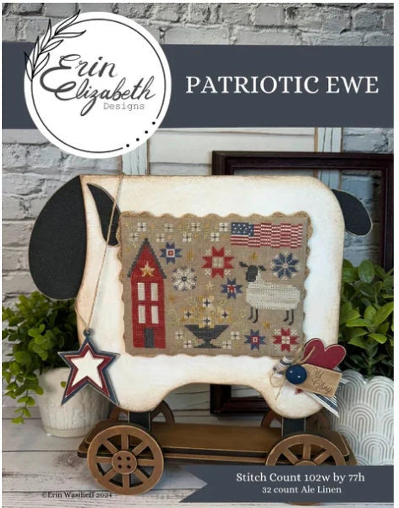 Patriotic Ewe by Erin Elizabeth