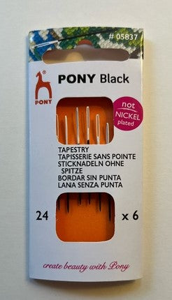 Pony Needles - White Eye, Size 24