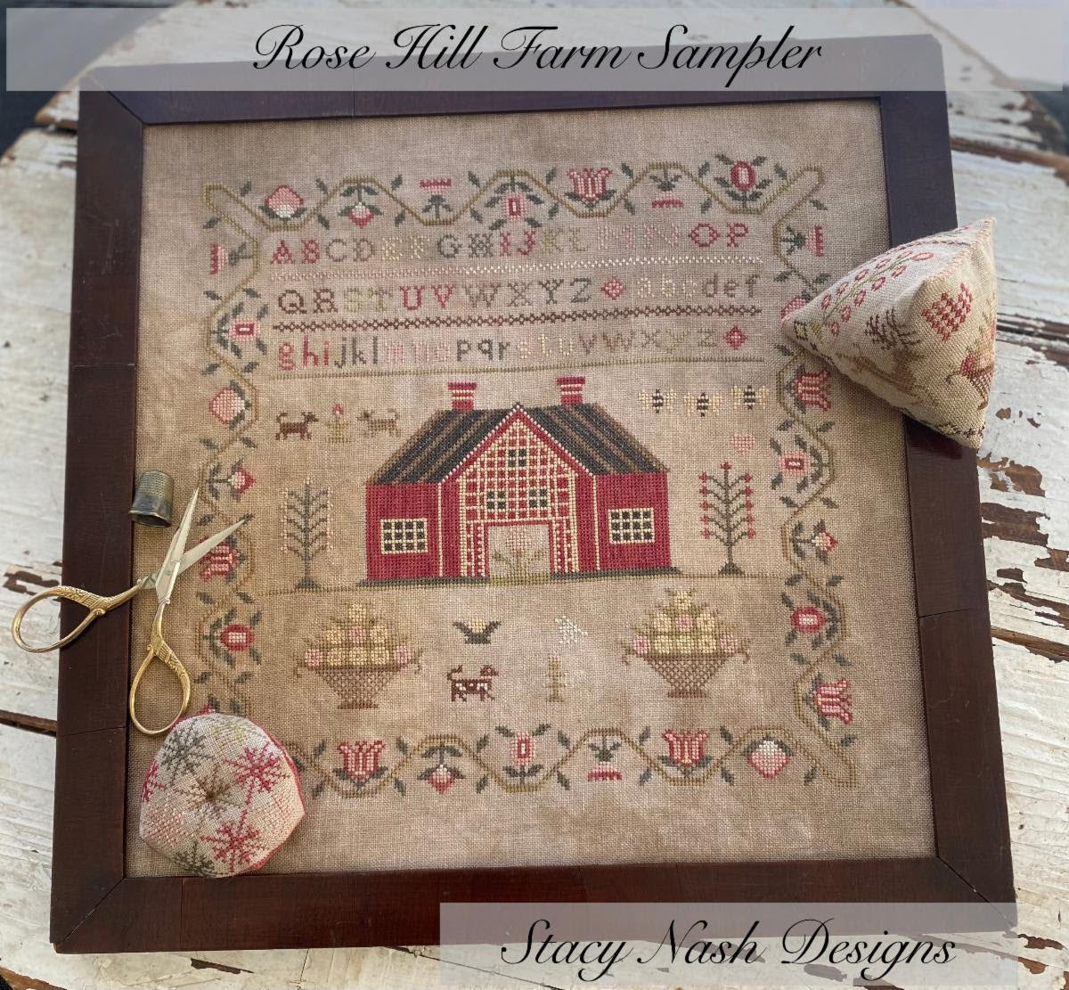 Rose Hill Farm Sampler by Stacy Nash
