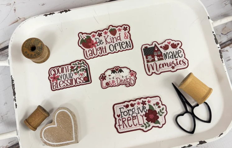 House Rules Sticker Pack by Primrose Cottage