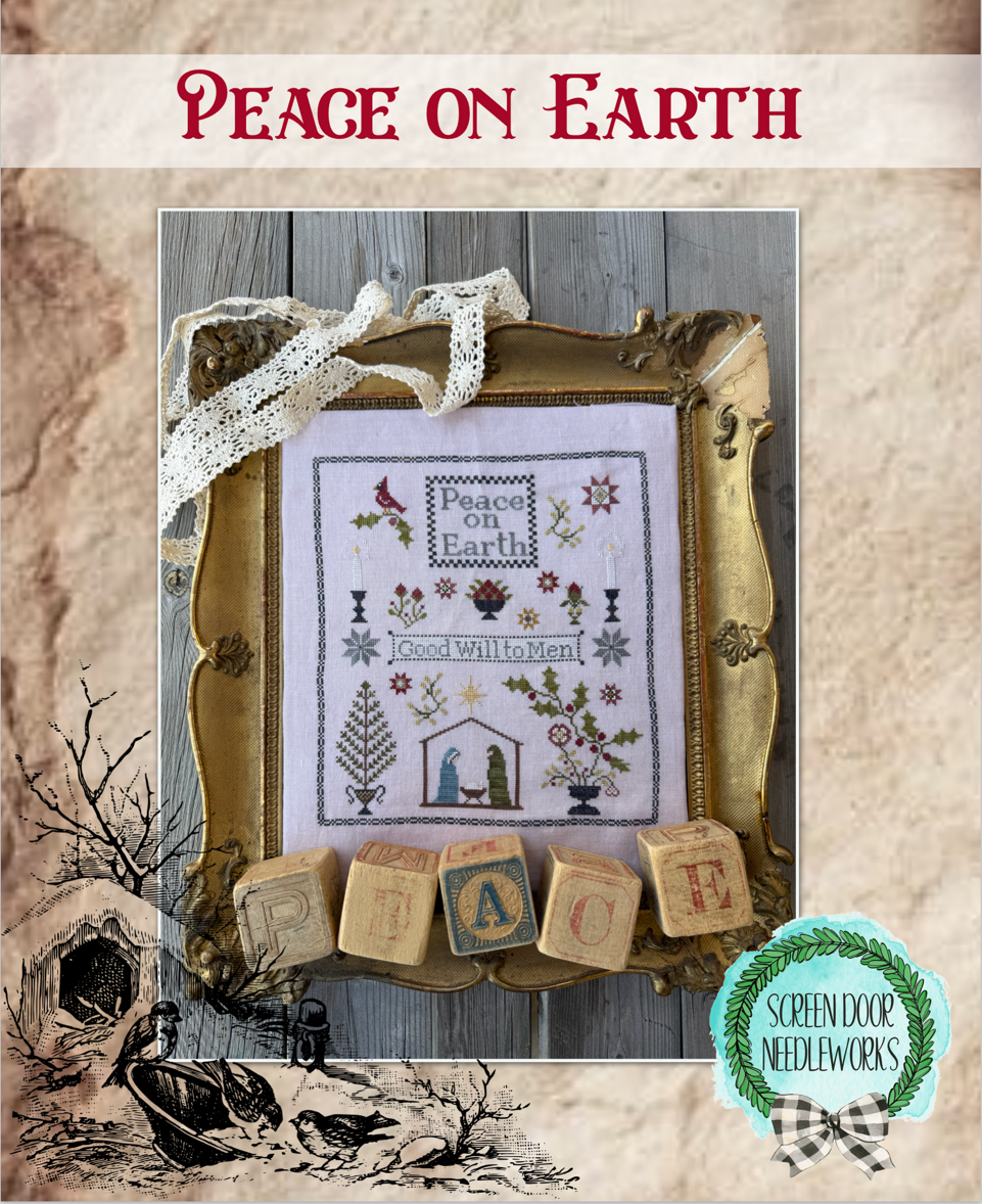 Peace on Earth by Screen Door Needleworks - PREORDER