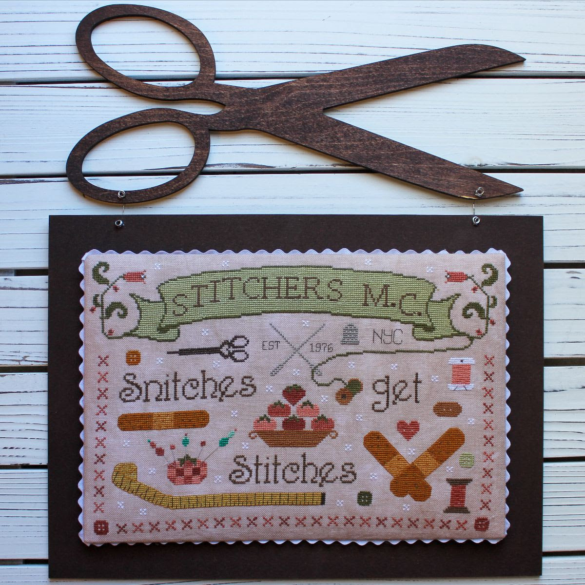 Snitches Get Stitches by New York Dreamer Needleworks