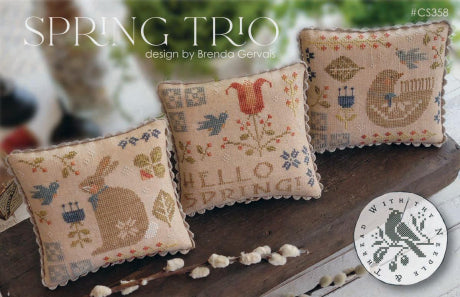 Spring Trio by Brenda Gervais/With Thy Needle & Thread