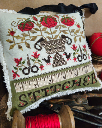 Stitcher Urn by Quaint Rose Needle Arts