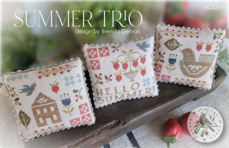 Summer Trio by Brenda Gervais/With Thy Needle & Thread