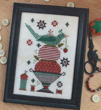 Threads of Time Sewing Bird by Stitches by Ethel