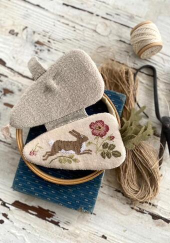 Velvet Parsnip Needle Book by Stacy Nash