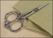 Victorian Embroidery Scissors in Silver