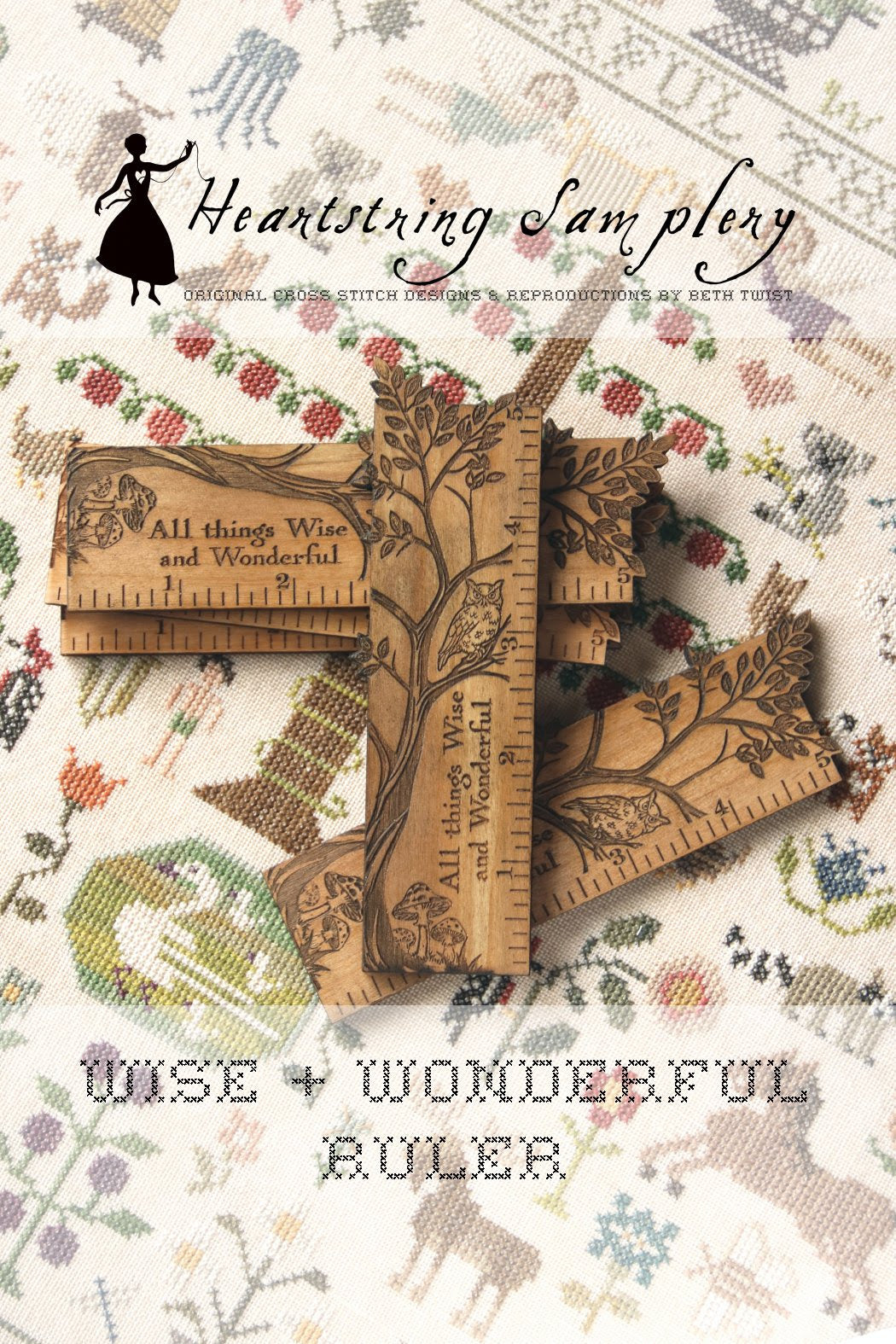Wise & Wonderful Ruler by Heartstring Samplery