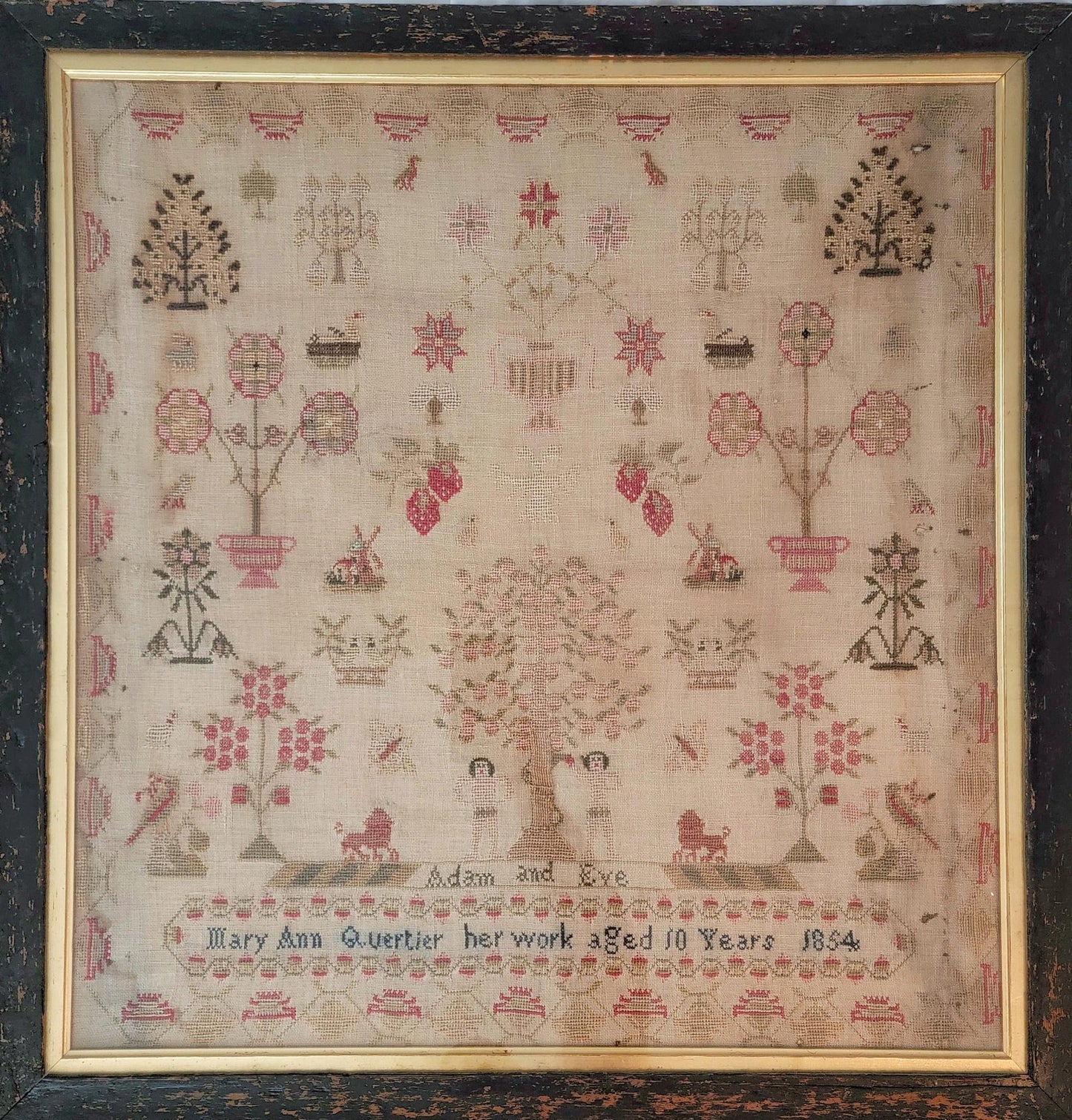 Strawberry Sampler Reproduction by Hello from Liz Mathews