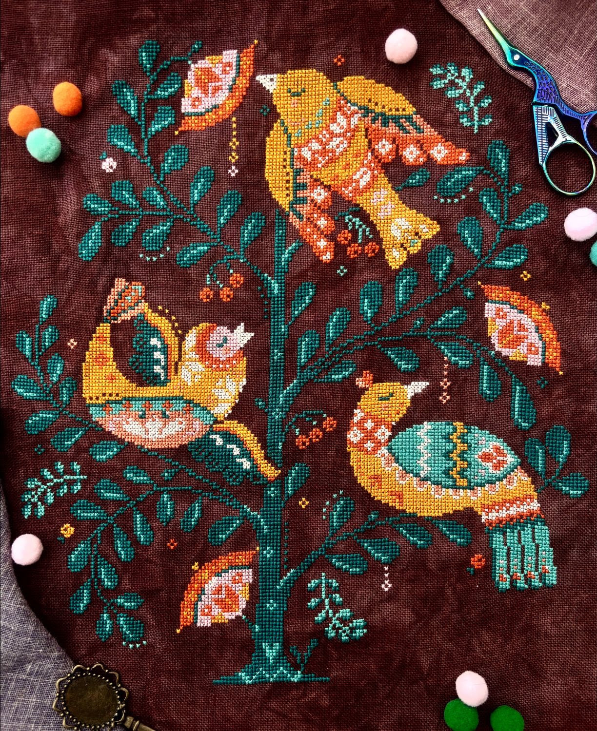 Songbirds and Berries by Quaternion Creations - PREORDER