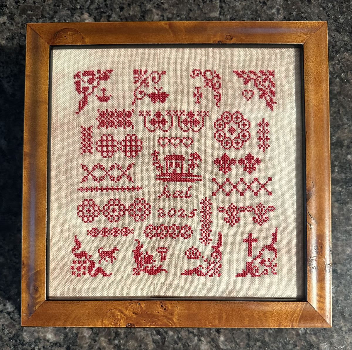 A Home for Henrietta, An Original Design based on a Bristol Orphanage Sampler by Cross Stitch Antiques - PREORDER