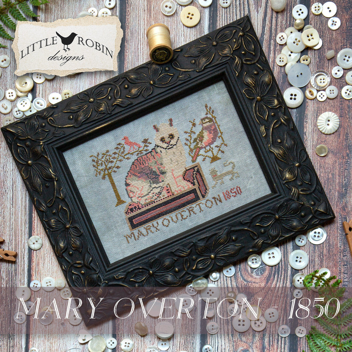 PREORDER - Mary Overton 1850 by Little Robin Designs