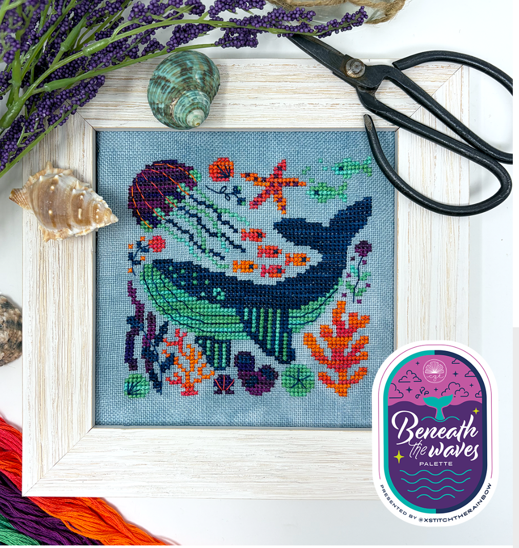 Midnight Ocean - xStitch the Rainbow Pattern by Tiny Modernist