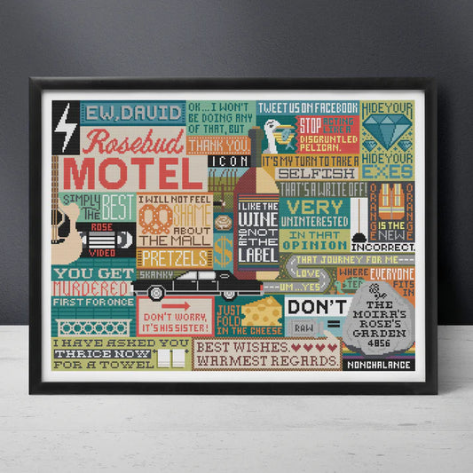 PREORDER - A Schitty Sampler by Boomerang Stitches