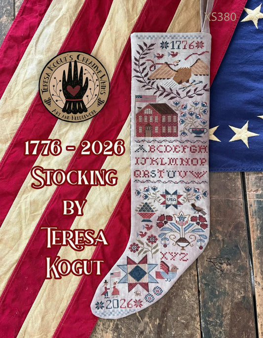 1776 - 2026 Stocking by Teresa Kogut
