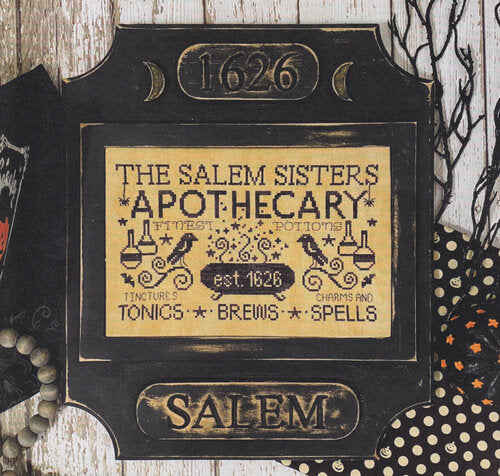 Salem Sisters Apothecary by Primrose Cottage Stitches