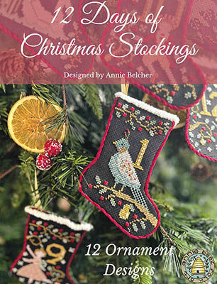 12 Days of Christmas Stockings by Annie Beez Folk Art