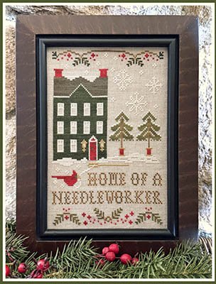 Winter at the Home of a Needleworker by Little House Needleworks