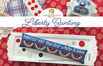 Liberty Bunting by October House Fiber Arts