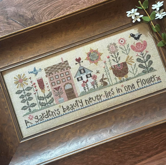 A Garden's Beauty by Heart in Hand