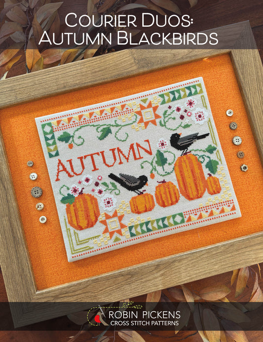 Courier Duos: Autumn Blackbirds by Robin Pickens