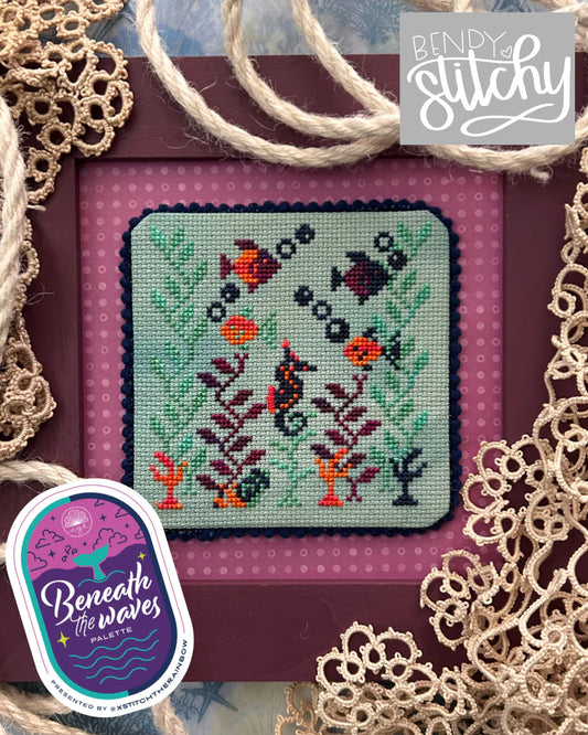 Summer Shoal - xStitch the Rainbow Pattern by Bendy Stitchy Designs