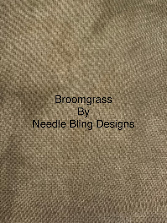 36 Count Linen - Stitcher's Quarter - "Broomgrass" by Needle Bling Designs