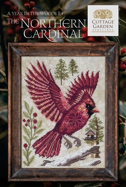 The Northern Cardinal by Cottage Garden Samplings