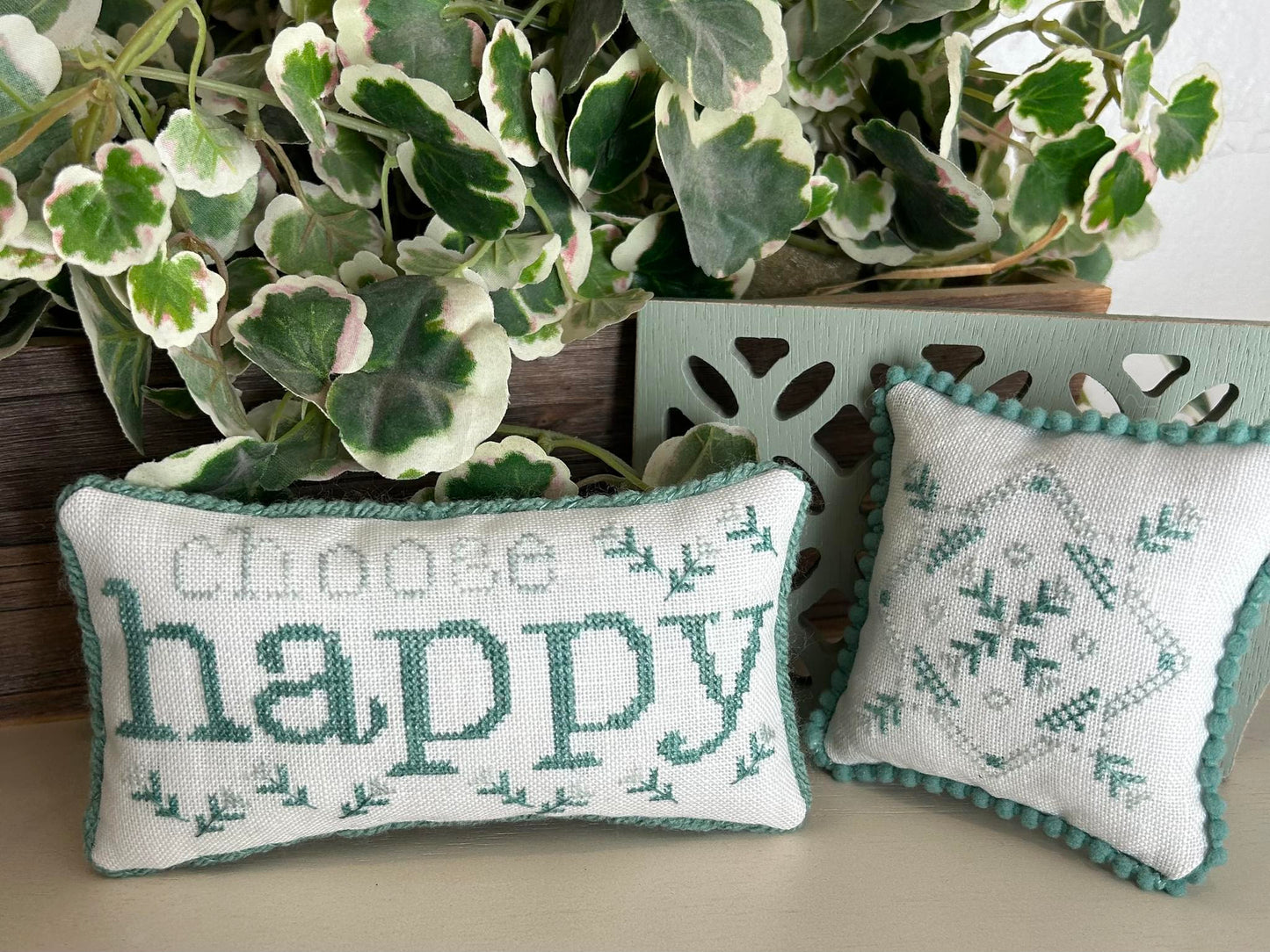 Choose Happy by Emily Call Stitching