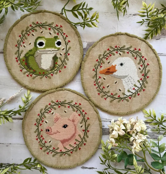 PREORDER - Countryside Animal Trio by Puntini Puntini