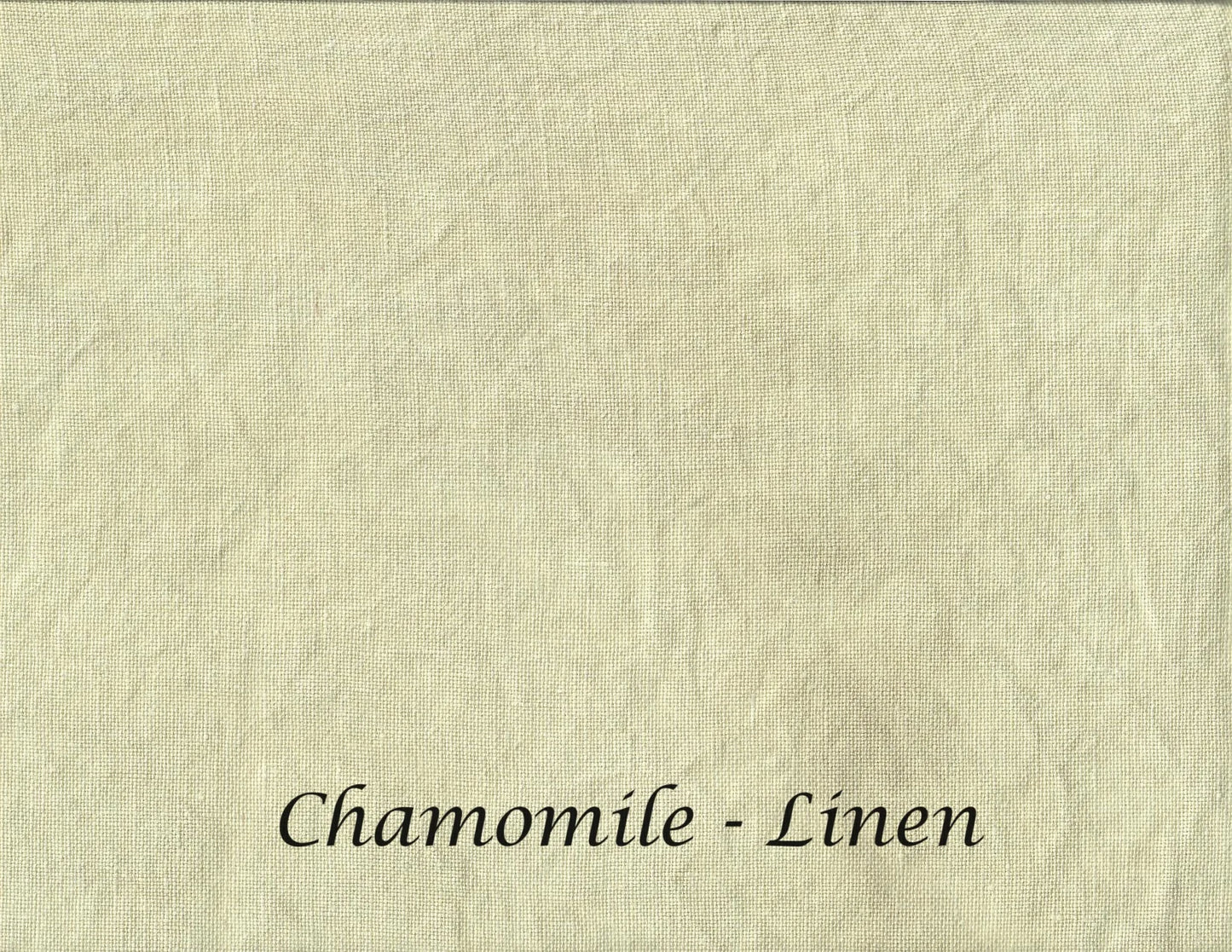 40 Count Linen - Stitcher's Quarter - "Chamomile" by Under the Sea Fabrics