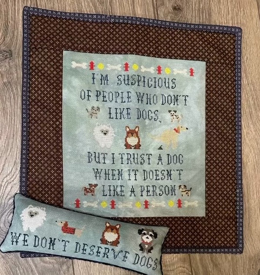 Dog Sampler by Rebel Stitcher Designs