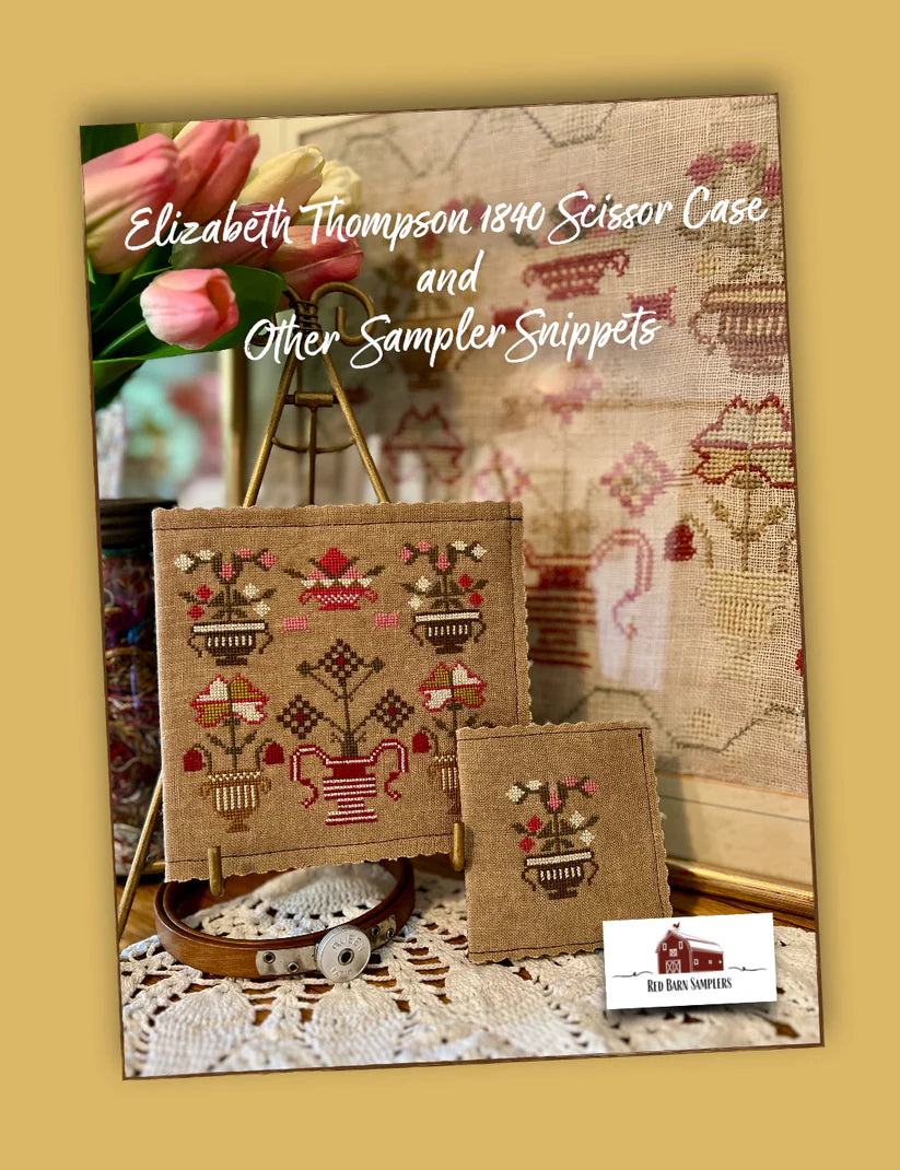Elizabeth Thompson 1840 by Red Barn Samplers