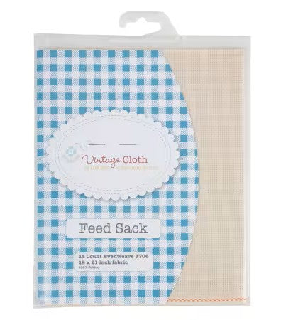14 Count Aida - 19" x 21" - "Feed Sack" by Lori Holt