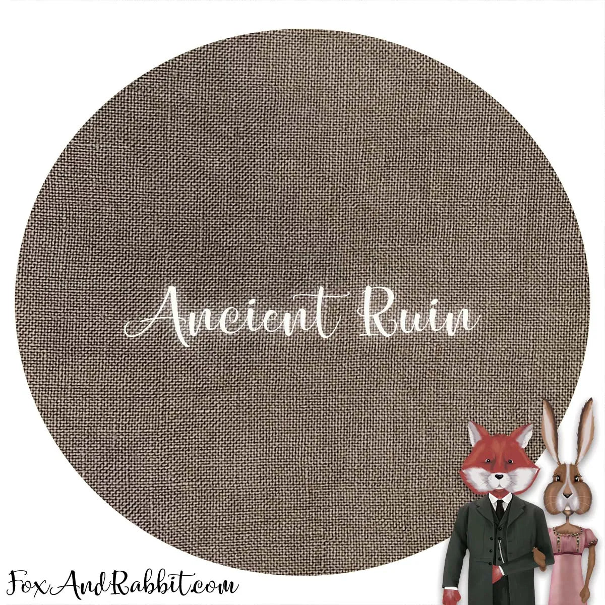 18 Count Aida - Stitcher's Quarter - "Ancient Ruin" by Fox & Rabbit