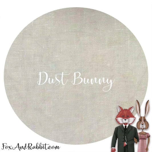 14 Count Aida - Stitcher's Half - "Dust Bunny" by Fox & Rabbit